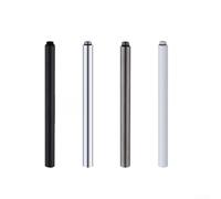 Extension de tuyau de douche FACULX de 30 cm pour remplacer les tuyaux de douche anciens ou usés, tube rond chromé, accessoires de salle de bain (noir)