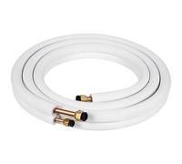 Extension de tuyau en cuivre pour climatisation - Isolation épaisse - En coton - Tuyaux de cuivre de rechange - Raccords de tuyau de conditionnement