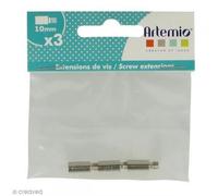 Extension de vis - ARTEMIO - Lot de 3 - 10 mm - Scrapbooking - Album photo