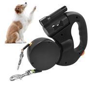 Extension d'échelle pour chien - Plomb rétractable double chef pour deux chiens | Fournitures anti-traction pour animaux de compagnie pour les petites et moyennes races s'entraîner en plein air