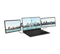 Extension d'écran d'ordinateur portable - Port USB - Panneau ultra fin - Fixation multi-écrans - 13,3" FHD IPS - Écran portable pour ordinateur portable - Pour la maison, le bureau, les études, les