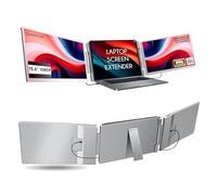 Extension d'écran pour ordinateur portable triple écran - Écran portable FHD 1080p 15,6" amovible, Plug & Play pour ordinateurs portables de 12 à 18,5", compatible avec Windows/Mac/Android/Chrome/PS3