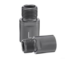 Extension d'entretoise de pédale de vélo qui maintient l'intégrité du filetage tout en ajoutant un décalage latéral constant à chaque manivelle (gris)