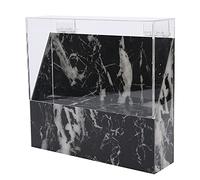 Extension des cils 8 trous Twee-tweezers Holder T Weezer Display Stand Storage Rack pour le salon de beauté ou l'école de formation (Noir marbrer)