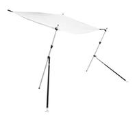 Vidaxl Extension D'ombrage T-Top Blanc 170x170x(113-182,5) Cm