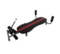 Extension Dos Réglable 145-185cm 150kg Banc Extension avec Roulettes | Extension Dos Table Inversion Traction Dispositif Extraction Manuelle avec 4 Pieds Antidérapants pour Vertèbres Lombaires