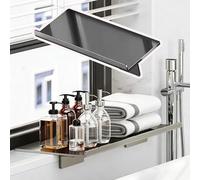 Extension du Étagère pour Rebord de Fenêtre avec Base Magnétique, Plaque d'Eextension du Rebord de Fenêtre - Comptoir Organisateur en Acier au Carbone de Cuisine Salle de Bain