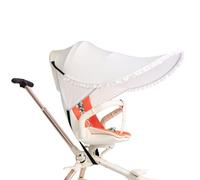 Extension du Pare-Soleil de la Poussette - Housse d'Solaire pour Poussette Bébé | Capote de Protection UV Ajustable et Pliable pour le Voyage d'Été le Siège Auto la Nacelle et l'Usage