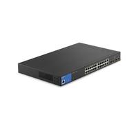 Linksys Commutateur géré LGS328PC – 24x1Gb PoE+ + 4xSFP – PoE+ 250W – Montable en rack – TAA