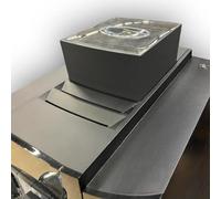 Extension du réservoir à grains compatible avec Jura E4, E6, E8, S8, E60, E80, E600, E800 - Augmentation du bac à grains pour machine à café (E800 V2 | 500g (1,10lb))