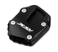 Extension du Support Latéral pour X ADV X-ADV XADV 750 2021-2022, Plaque de Support du Coussin D'extension du Support Latéral du Pied du Motocycle (Noir)
