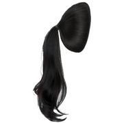 Extension en queue de cheval, 10 longs extensions de cheveux la tête tête à poney avec un coussin cheveux bouffés, une fausse queue cheval pour faire un petit pain et ajouter du volu