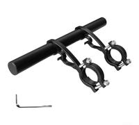 Extension Guidon Vélo Alliage Léger Multi-Accessoires(Aluminum Alloy) | Alliage pour aluminium lÃ©ger, diamÃ¨tre 25.4mm, pour lampe pour gps pour tÃ©lÃ©phone, fixation triple , mat