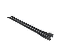 Extension Jupe Latérale Voiture Tablier Séparateur Lèvres Pelle À Ailes Accessoire Protection Contre Les Rayures pour A3 2014-2022 Voiture Jupes Latérales(Aspect Fibre de Carbone)