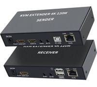 Extension KVM XYKJOBC EXTENDER 4K 120M set HDMI USB pour contrôler à distance l'ordinateur