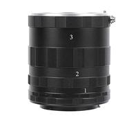 Extension Macro pour Appareil Photo SLR, Kit 3 Tubes Aluminium Noir 7mm, 14mm, 28mm pour Monture AI - Compatibilité Élevée, Anti - Reflet, Construction Robuste et Durable