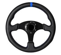 Extension palette changement vitesse Volant Plat Universel De 330 Mm 13 Pouces Pour Jeux De Course Et De Drift(BLEU)