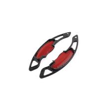 Extension Palette Volant Extension Levier Vitesse Volant Voiture Aspect Fibre Carbone Pour Accord Pour CR-V Pour Civic 10th Pour Odyssey Pour Pilot Pour Acura Palettes Changement(Carbon Fiber Black)