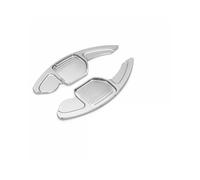 Extension Palette Volant Pour A3 Pour A4 Pour A4L Pour A5 Pour A6 Pour A7 Pour A8 Pour Q3 Pour Q5 Pour Q7 Pour TT S3 Palettes Changement Vitesse Au Volant Palettes Changement(Silver With Screws)