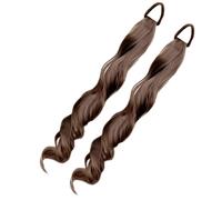 Extension Per Coda Di Cavallo 2 Pezzi Riccioli Vibranti Donna Posticcio