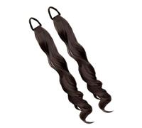 Extension Per Coda Di Cavallo 2 Pezzi Riccioli Vibranti Donna Posticcio