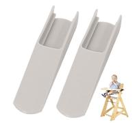 Extension Pieds Chaise Haute - Lot 2 Couvre-Pieds - Insert Antidérapant Sécurisé | Accessoires Extension Pieds Chaise Enfant | Patins Cĥaise Bébé Repas Sécurité