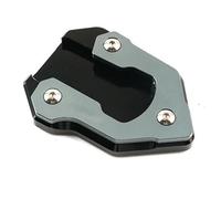 Extension Plaque De Support Latéral De Pied De Moto Pour Kawasaki Pour Vulcans 650 Pour Vulcan S 650 Pour Vulcans650 2015-2025 + Béquille D'extension Plaque élargie pour béquille latérale(Titane)