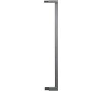 Geuther 0091VS+ Rallonge Easylock Plus et Easylock Wood Plus Barrière de sécurité pour escaliers Taille: 8 cm Certifiée TÜV/GS Connexion enfichable Montage facile Anthracite