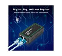 Extension POE 2 100 Mbps IEEE802.3af/At Standard pour NVR, Caméra IP, Point D'Accès, Voix IP, Extension POE de 100 Mètres pour une Portée POE