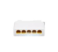 Extension POE Gigabit à 5 Ports, répéteur PoE à 4 Ports, réseau VLAN sur Rail DIN 100/1000Mbps