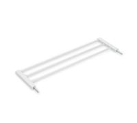 Hauck Extension pour barrière de sécurité 21 cm – Sans perçage, fixation par pression – Métal blanc