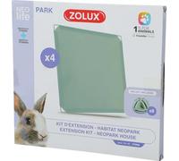 Extension pour Cage modulable pour Lapin Park 1.84 m² Panneaux Pleins
