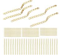 Extension pour collier | Rallonge pour fermeture de bijoux | Connecteur de maillon amovible pour mères, femmes et filles avec style amélioré