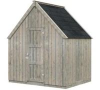 Extension pour serre Palmako Emilia bois autoclave gris 4m²