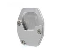 Extension pour support de moto Extension de béquille latérale pour moto, plaque Support d'agrandissement du pour forza 750 2021 - 2023(Argent)