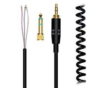 Extension Printemps Relief en Spirale câble Audio de Rechange pour Sony MDR-7506 Mdr-v6 V600 V700 V900 ATH-M50 Casque
