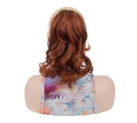 Extension queue de cheval 10" à pince, queue de cheval courte ondulée, postiche synthétique aspect naturel for femmes Pour un usage quotidien(30Y#)