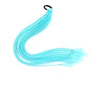 Extension Queue de Cheval Cheveux 60CM Coloré Twist Tressé Queue de Cheval Postiches, 12Pcs Accessoires d'Extensions de Cheveux for Filles Femmes Bandes Élastiques Synthétiques Tresse Extensions de Qu