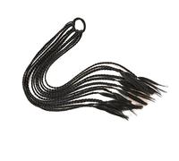 Extension Queue de Cheval Cheveux 60CM Coloré Twist Tressé Queue de Cheval Postiches, 12Pcs Accessoires d'Extensions de Cheveux for Filles Femmes Bandes Élastiques Synthétiques Tresse Extensions de Qu