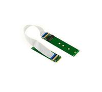 KALEA-INFORMATIQUE Extension rallonge de Type Riser pour Port M.2 NGFF, Support SSD M2 PCIe M Key AHCI ou NVMe avec Nappe Souple de 20cm