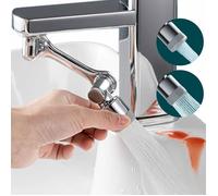 Extension Robinet Arateur Pivotant 1080 de Filtre 2 Modes Rglable Tte de Robinet Embout Mousseur de Robinet en Alliage YYV