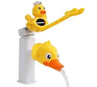 Extension Robinet pour Enfant 1 Pièces Robinet de rallonge Robinet de rallongeRallonge de Robinet Design en Forme de Canard réglable Plus Pratique pour les Tout-petits pour se Laver les Mains