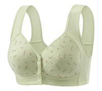 Extension Soutien Gorge Soutien Gorge Tour De Cou Women No Underwire Bras Full Coverage High Support Comfort Wireless Bralettes Everyday Bra Soutiens Classiques Femme Green M