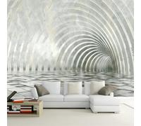 Extension Spatiale Géométrique Cubique Simple Papier Peint 3d Moderne Soie Texturée Haut De Gamme IdéAl Pour Le Salon Et La Chambre à Coucher-200cm×140cm