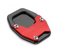 Extension Support Moto pour Honda pour XADV 750 XADV750 2017-2026 Plaque d'agrandissement de béquille Support latéral pour Moto(Rouge)