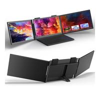 Extension Triple écran pour Ordinateur Portable 14 Pouces FHD 1080P IPS, 3 Prises Type-C et Jeu pour Windows Mac Android Chrome Switch PS5, Fonctionne avec Les Ordinateurs Portables de 13,3" à 17"