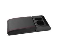 Extension Universelle D'accoudoir Siège Avant Voiture Coussin D'extension Multifonction Prise USB Pièces Intérieures Accessoire Intérieur(B Red)