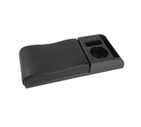 Extension Universelle D'accoudoir Siège Avant Voiture Coussin D'extension Multifonction Prise USB Pièces Intérieures Accessoire Intérieur(A Black)
