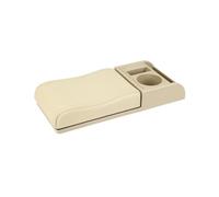 Extension Universelle D'accoudoir Siège Avant Voiture Coussin D'extension Multifonction Prise USB Pièces Intérieures Accessoire Intérieur(A Off-white)