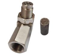 Extension universelle de capteur d'oxygène O2 90 degrés Bung Extension Catalyseur Auto CEL Fix Check Engine Light Eliminator Adaptateur M18 x 1,5